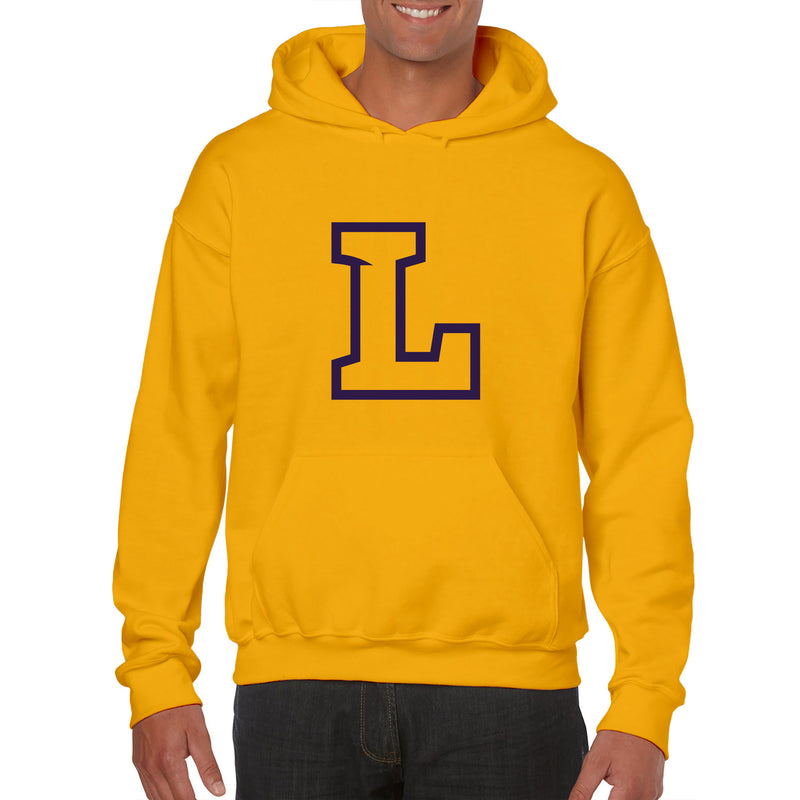 Lipscomb University Bisons Primary Logo Heavy Blend Hoodie - Gold