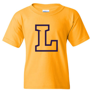 Lipscomb University Bisons Primary Logo Youth T Shirt - Gold