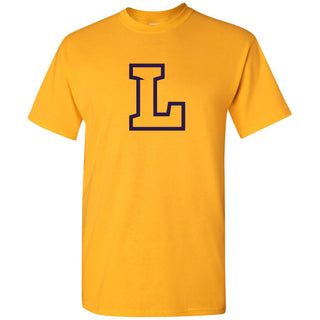 Lipscomb University Bisons Primary Logo Short Sleeve T Shirt - Gold