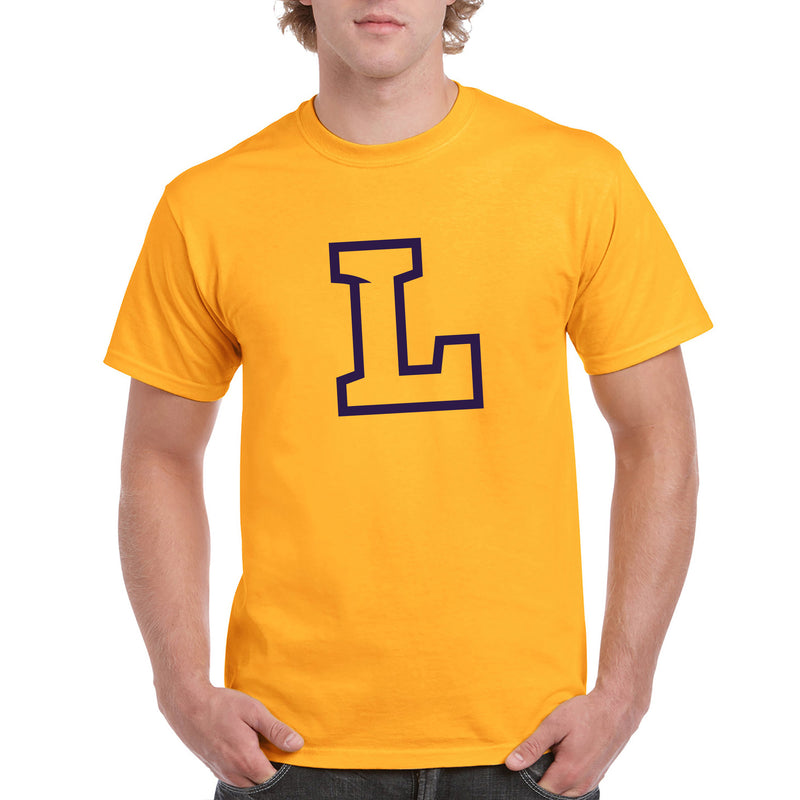Lipscomb University Bisons Primary Logo Short Sleeve T Shirt - Gold