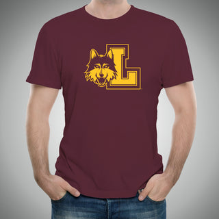 Loyola University Chicago Rambler Logo Short Sleeve T Shirt - Maroon