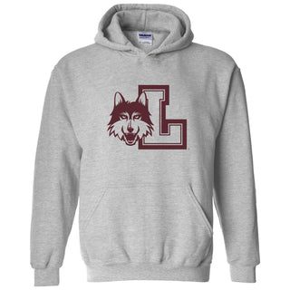 Loyola University Chicago Rambler Logo Hoodie - Sport Grey