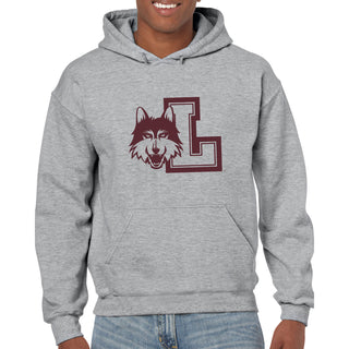 Loyola University Chicago Rambler Logo Hoodie - Sport Grey