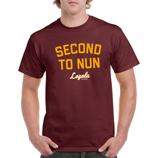 Loyola University Chicago Ramblers Second to Nun Sister Jean Short Sleeve T Shirt - Maroon