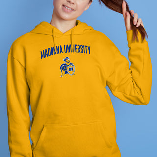 Madonna Arch Logo Hoodie - Gold