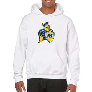 Madonna University Crusaders Primary Logo Hoodie - White