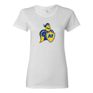 Madonna University Crusaders Primary Logo Women s T-Shirt - White