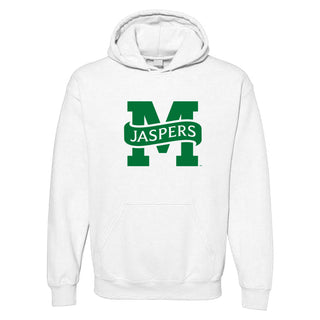 Manhattan College Jaspers Primary Logo Hoodie- White