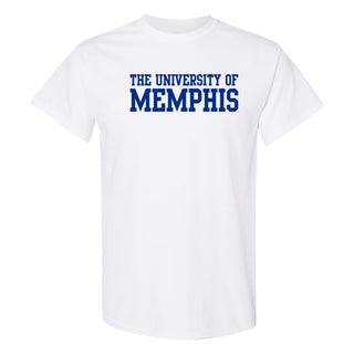 Memphis Tigers Basic Block Short Sleeve T-Shirt - White