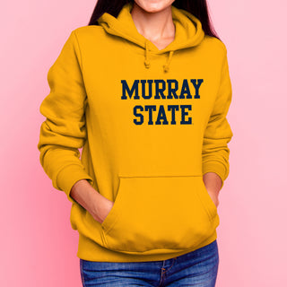 Murray State University Racers Basic Block Heavy Blend Hoodie - Gold