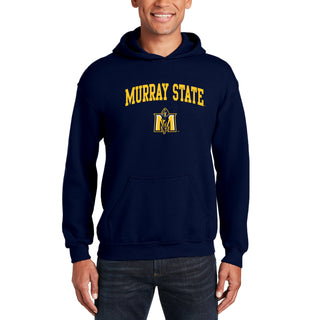 Murray State University Racers Arch Logo Heavy Blend Hoodie - Navy