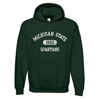 Michigan State Athletic Arch Logo Hoodie - Forest