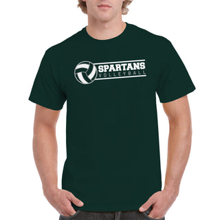 Michigan State Spartans Volleyball Spotlight T Shirt - Forest