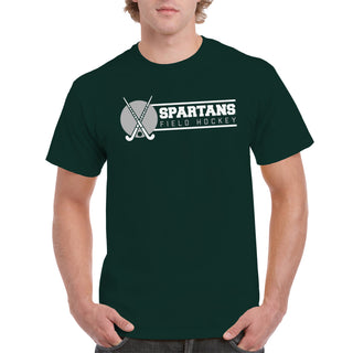 Michigan State Spartans Field Hockey Spotlight T Shirt - Forest