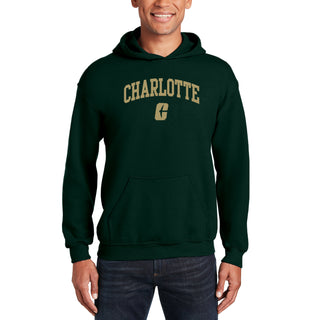 UNC Charlotte Forty-Niners Arch Logo Hoodie - Forest