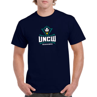 UNC Wilmington Seahawks Primary Logo T Shirt - Navy