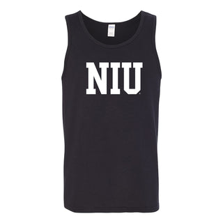 Northern Illinois Basic Block Tank Top - Black