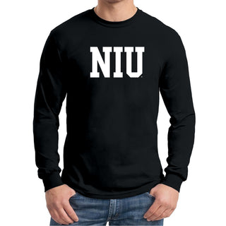 Northern Illinois Basic Block Long Sleeve - Black