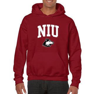 Northern Illinois Arch Logo Hoodie - Cardinal