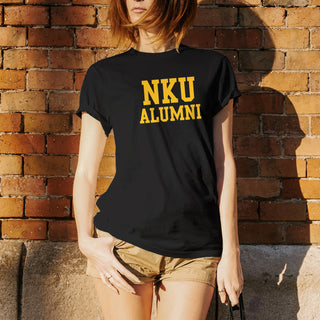 Northern Kentucky University Norse Alumni Basic Block Short Sleeve T Shirt - Black