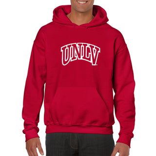 University of Nevada Las Vegas Rebels Arch Logo Hoodie - Red