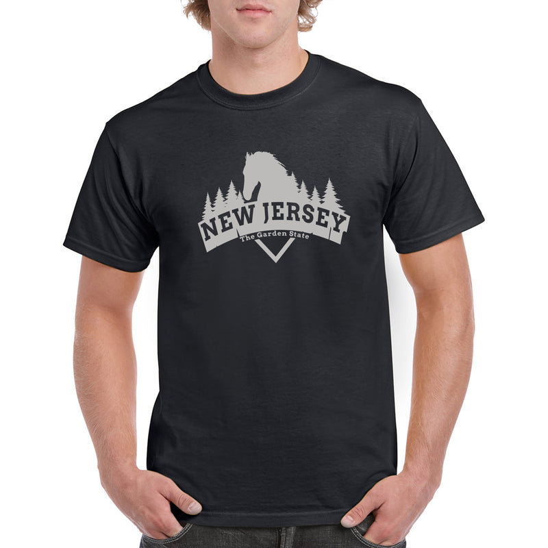 New Jersey Horse Arch T-Shirt - Black
