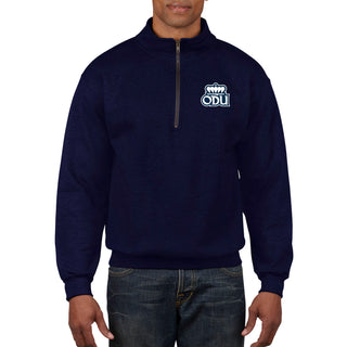 Old Dominion University Monarchs Primary Logo 1/4 Zip Sweatshirt - Navy