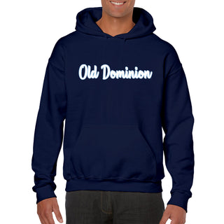 Old Dominion University Monarchs Basic Script Heavy Blend Hoodie - Navy