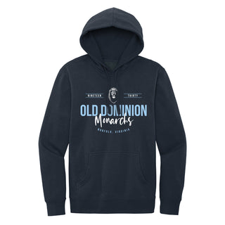 Old Dominion University Monarchs Harbor Script Canvas District Fleece Hoodie - New Navy