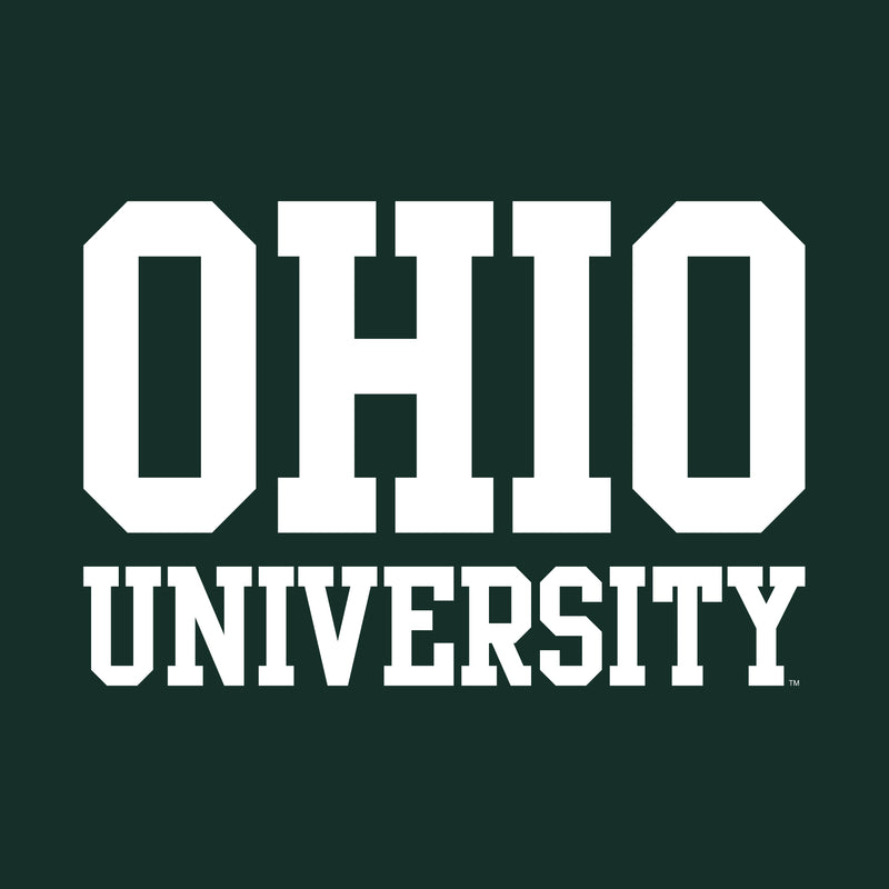 Ohio University Bobcats Basic Block Short Sleeve T Shirt - Forest