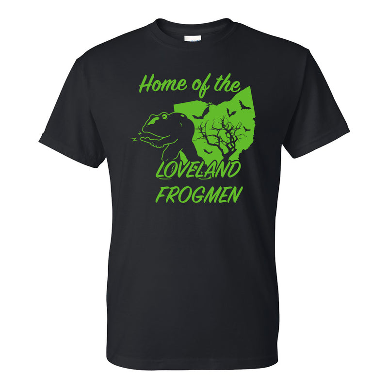 Ohio Loveland Frogmen Cryptid T-Shirt - Black