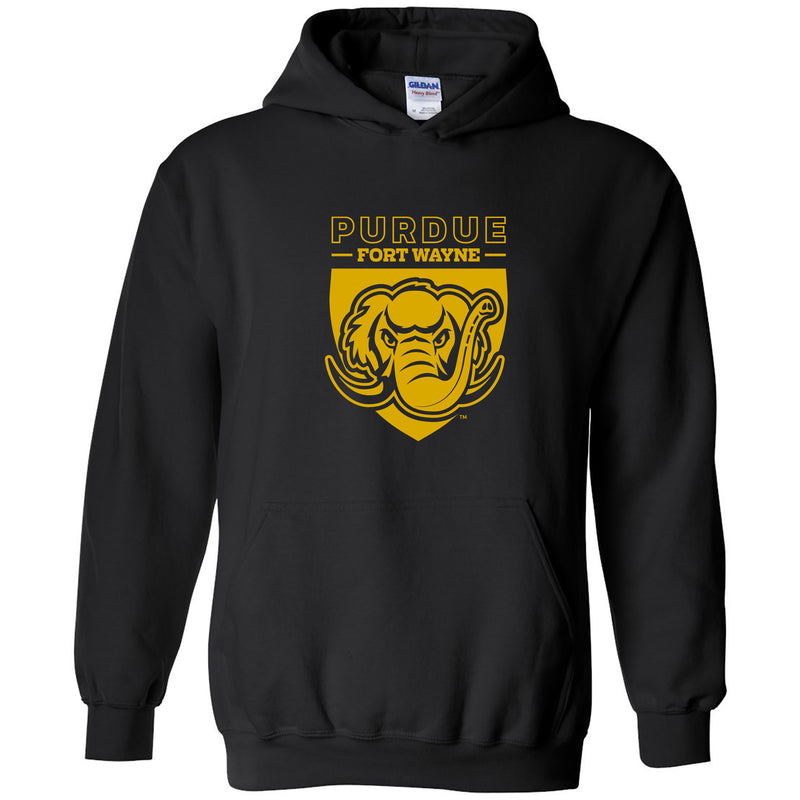 Purdue University Fort Wayne Mastodons Primary Logo Hoodie - Black