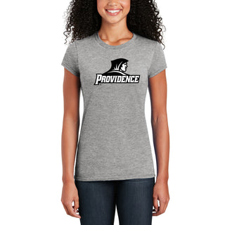 Providence College Friars Primary Logo Womens T-Shirt - Sport Grey