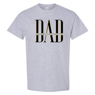 Purdue Classic Dad T-Shirt - Sport Grey