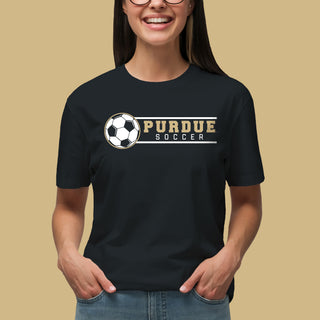 Purdue Boilermakers Soccer Spotlight T Shirt - Black