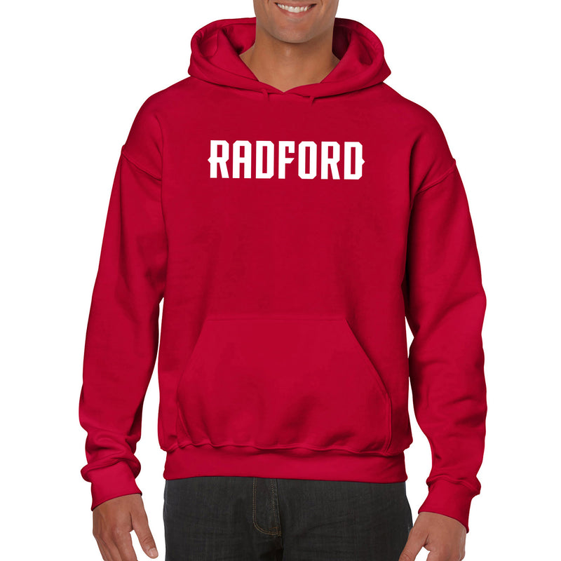 Radford University Highlanders Basic Block Heavy Blend Hoodie - Red