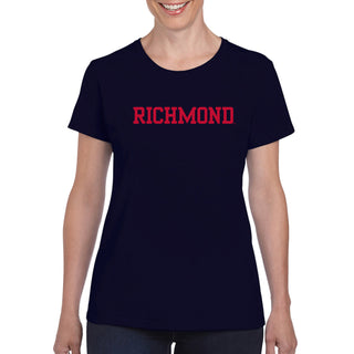 Richmond Spiders Basic Block Womens T Shirt - Navy