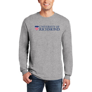 Richmond Spiders Institutional Logo Long Sleeve T Shirt - Sport Grey