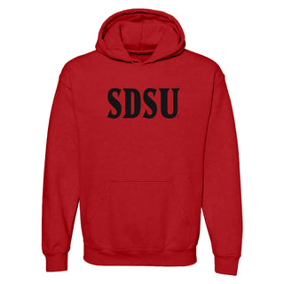 San Diego State Aztecs Basic Block Hoodie - Red