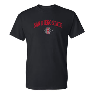 San Diego State Aztecs Arch Logo T Shirt - Black