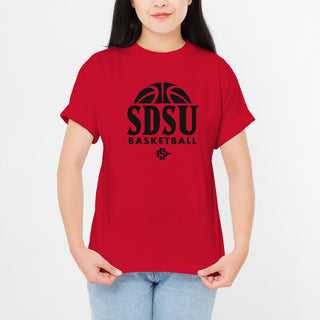 San Diego State Aztecs Basketball Hype T Shirt - Red