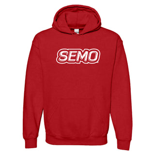 Southeast Missouri State University Redhawks Basic Block Hoodie - Red