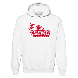 Southeast Missouri State University Redhawks Primary Logo Hoodie - White