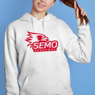 Southeast Missouri State University Redhawks Primary Logo Hoodie - White