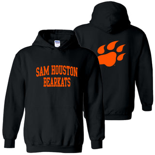 Sam Houston Front Back Print Hoodie - Black