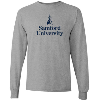 Samford Institutional Logo Long Sleeve - Sport Grey