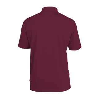 Loyola University Chicago Rambler Left Chest Logo Short Sleeve Polo - Maroon