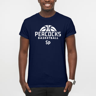 St Peter's University Peacocks Basketball Hype T-Shirt - Navy