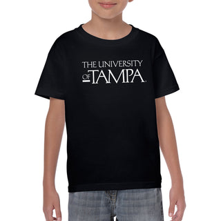 University of Tampa Spartans Basic Block Youth T-Shirt - Black