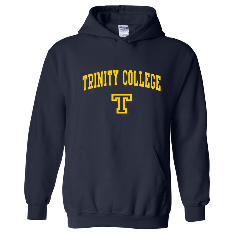 Trinity College Bantams Arch Logo Heavy Blend Hoodie - Navy